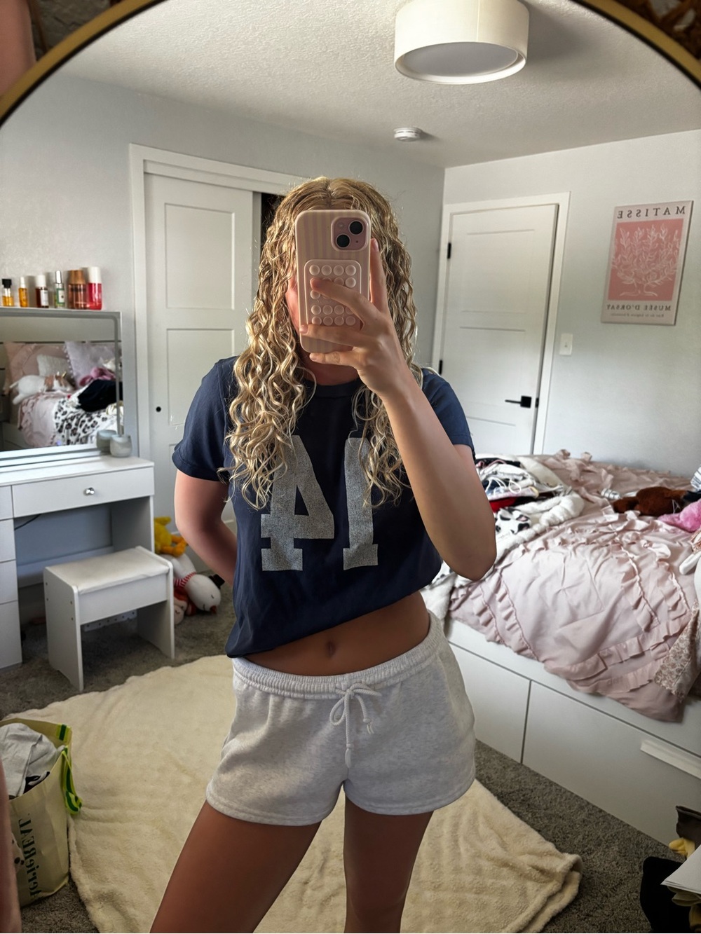 Brandy Melville Charcoal Crewneck Tee
